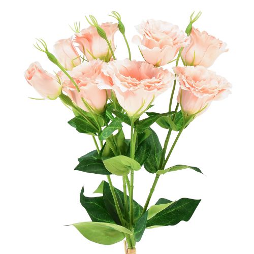 daiktų Dirbtinės gėlės Eustoma Lisianthus pink 52cm 5 vnt