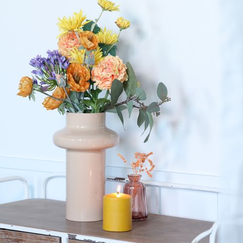 Floristik24 Dirbtinės gėlės Dirbtinės aguonos gėlės Dekoratyvinės aguonos oranžinės 48cm