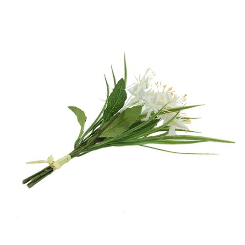 Floristik24 Dekoratyvinė puokštė balta 28cm