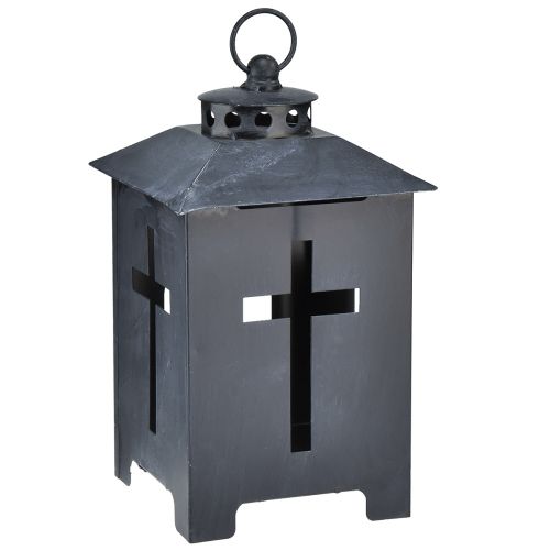 daiktų Žibintų kapo šviesos skersinis langas metalinis antikvarinis pilkas 13 x 27cm