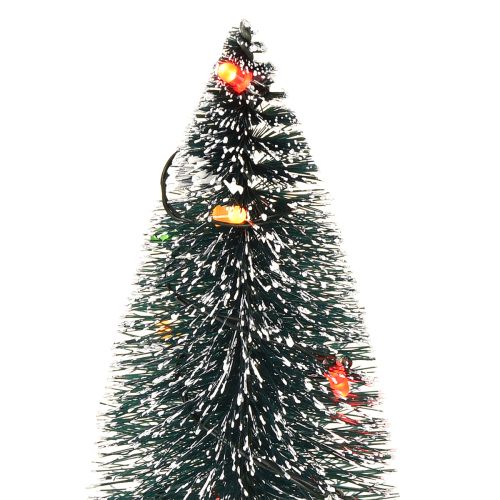 daiktų LED Kalėdų eglutė, mini dirbtinė, baterijoms, 16 cm, 2 vnt.