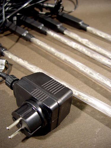 Floristik24 LED snaigės šviesų grandinėlė Kalėdų balta 5m