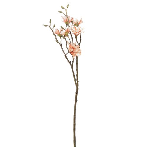 Floristik24 Magnolijos šakelė su 6 žiedais Magnolijos dirbtinė lašiša 84cm