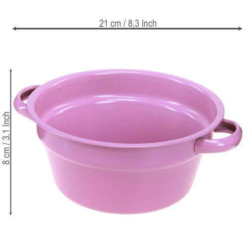 daiktų Metalinis dekoratyvinis dubuo, 4 pavasario spalvos, Ø17 cm, 4 dalys