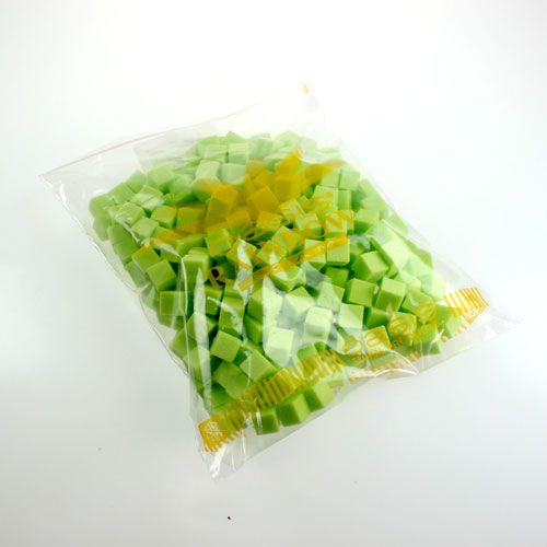 Floristik24 Šlapio putplasčio mini kubas žalias 300p