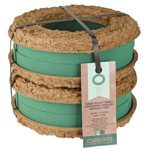 daiktų OASIS® Biolit® Žiedas/Vainikas 24cm 4 vnt