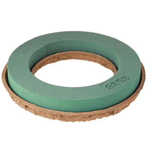 daiktų OASIS® Biolit® Floral Foam Green žiedinis vainikas 32cm 2 vnt