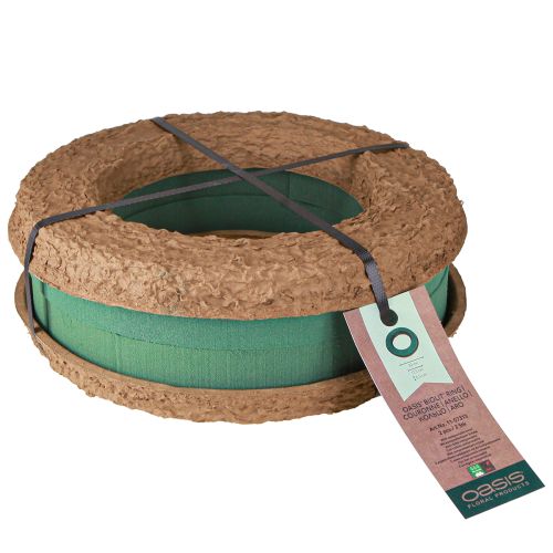 daiktų OASIS® Biolit® Floral Foam Green žiedinis vainikas 32cm 2 vnt