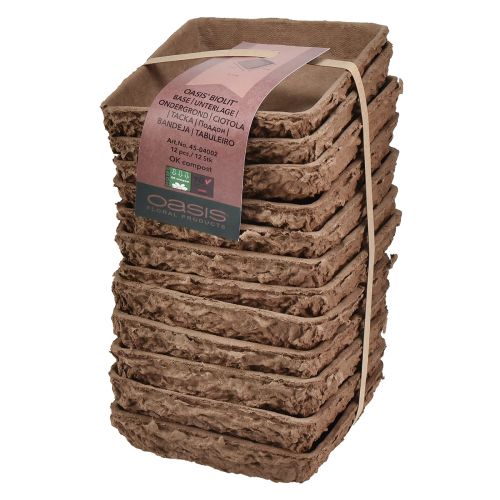 daiktų Oasis Biolit paklotas ½ gėlių putplasčio plyta 13×13×2cm 12 vnt.