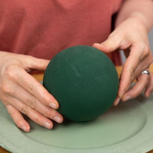 daiktų Maži žali gėlių putplasčio kamuoliukai Ø12cm 5 vnt.