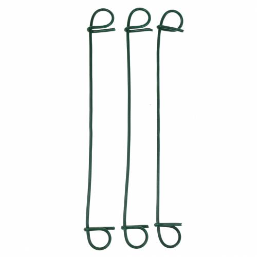 Akučių rišimo viela žalia 1mm x 120mm 100 vnt