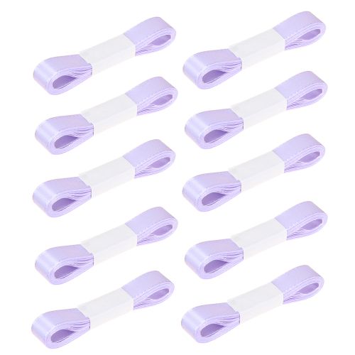 daiktų Dekoratyvinė dovanų juostelė violetinė juostelė kraštuose 15mm 3m 10 vnt.