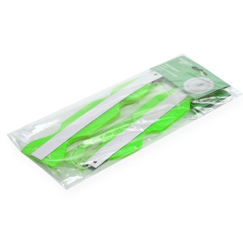 Floristik24 Korių popierinė gėlė žalia Ø40cm 4vnt