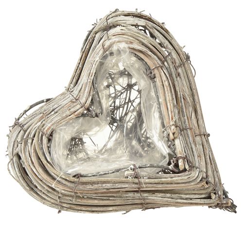 daiktų Pasodinkite natūralios baltos spalvos rotango vynuogynus 13cmx14cm 2vnt