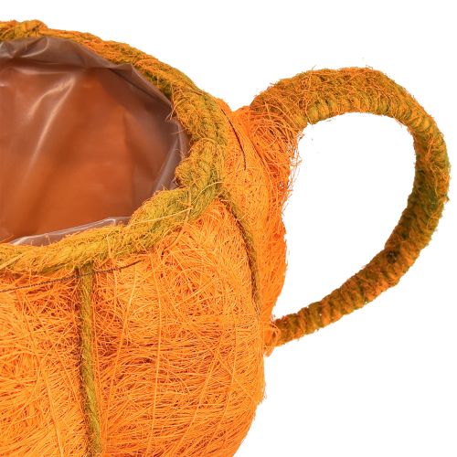 daiktų Augalų vazonas moliūgų dekoras oranžinė geltona žalia Ø19cm H12cm