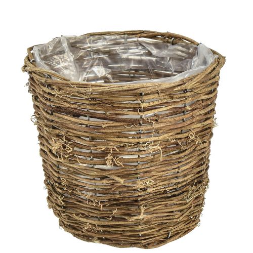daiktų Augalų krepšelis iš natūralaus vynmedžio vazono 20cmx17cmx14cm