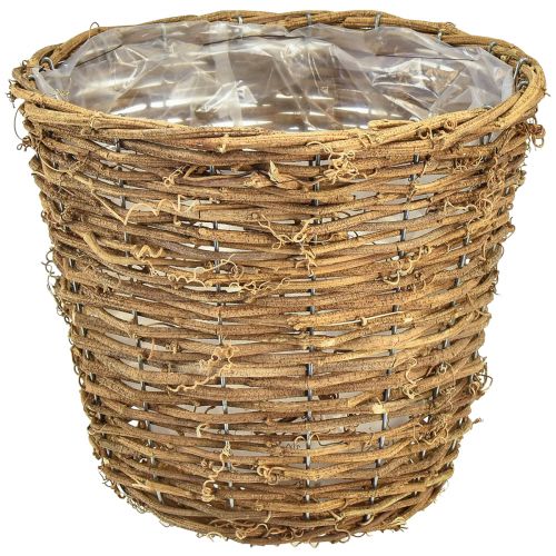 daiktų Augalų krepšelis vazonas natūralaus vynmedžio Ø25cm H22,5cm