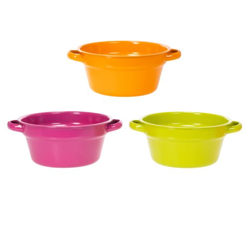 daiktų Metalinis vazonas, originalaus dizaino, skirtas rafinuotoms gyvenamosioms erdvėms ir stilingam dekorui, 17 cm, 3 dalys