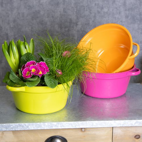 daiktų Lakštinio metalo vazonas, pavasarinė svetainės puošmena, 25 cm, 3 dalys