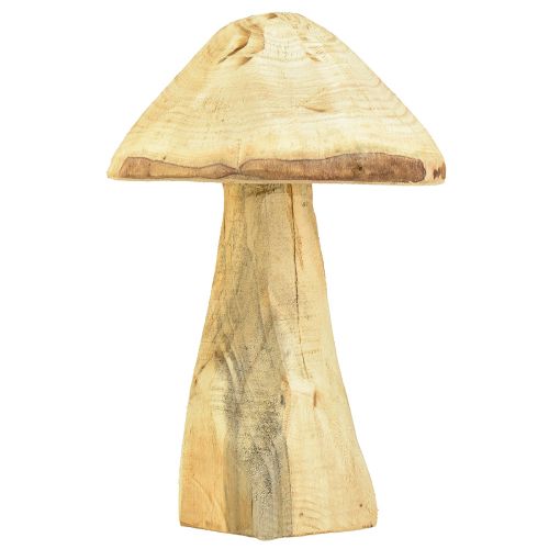 Floristik24 Natūralus dekoratyvinis grybas iš guobos medienos medinis grybas 27cm