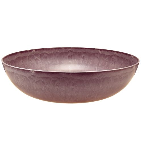 daiktų Elegantiškas purpurinis plastikinis dubuo 37x10,5 cm - universalus dekoravimui - 3 vnt
