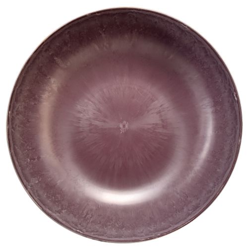 daiktų Elegantiškas purpurinis plastikinis dubuo 37x10,5 cm - universalus dekoravimui - 3 vnt
