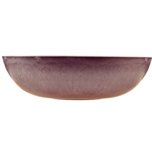 daiktų Elegantiškas purpurinis plastikinis dubuo 37x10,5 cm - universalus dekoravimui - 3 vnt