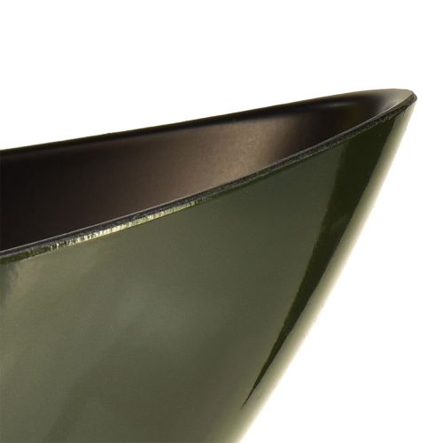 daiktų Stilingas valties dubuo tamsiai žalios spalvos - puikiai tinka sodinti - 39cm 2vnt