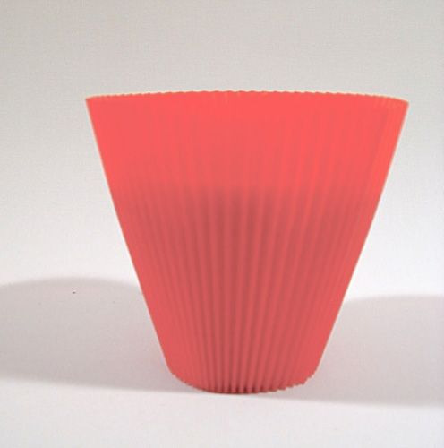 Floristik24 Plisuoti rankogaliai lašiša 8,5 cm (100 vnt.)