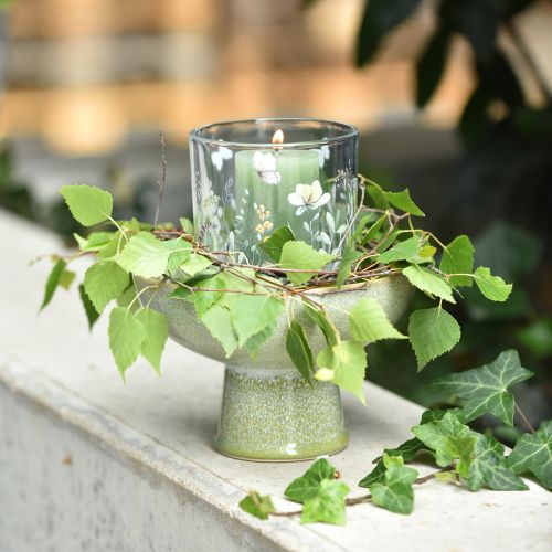 daiktų Keraminis trofėjų dubuo stilingai namų dekoracijai, 17 cm