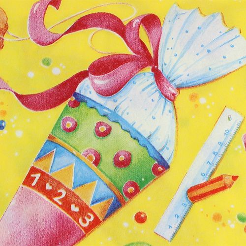 Floristik24 Servetėlės mokyklos pradžiai 33x33cm