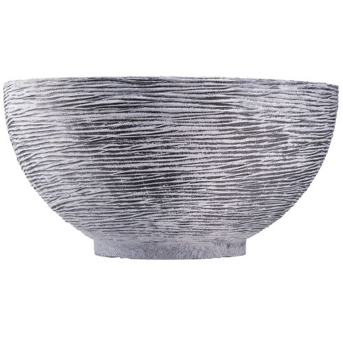 daiktų Dubuo apvalus sodinimo dubuo pilkai juodas Ø45cm H22,5cm