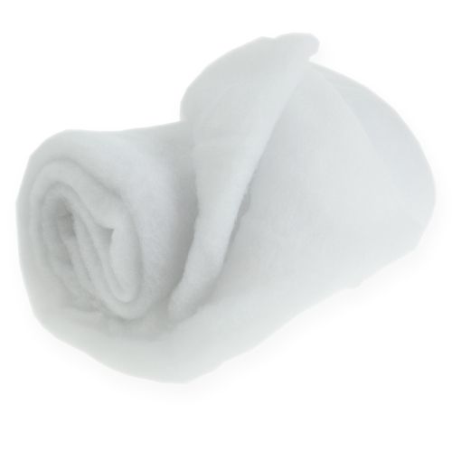 Floristik24 Sniego antklodė deco dirbtinis sniego kilimėlis sniego kilimas baltas 200×50cm