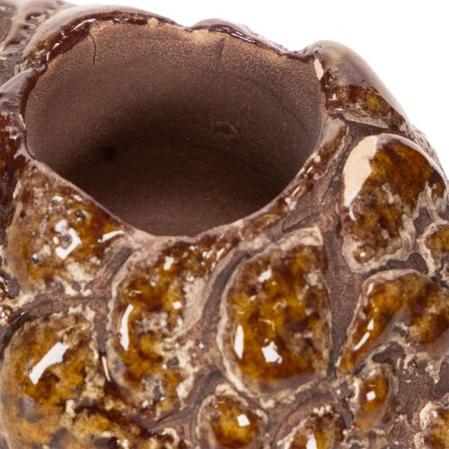 Pušies kankorėžio formos kūginės žvakidės, 8 cm, 3 vnt. | Floristik24.lt