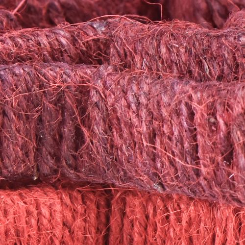 daiktų Žvaigždutė stovi Kalėdinė dekoracija džiuto raudona 13/18cm 4vnt