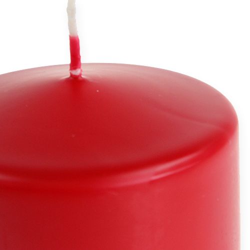 daiktų Stulpinė žvakė 150/100 raudona 4vnt