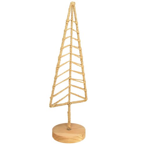 Eglutės dekoravimo stovas metalinis medis natūralus H39cm 2vnt