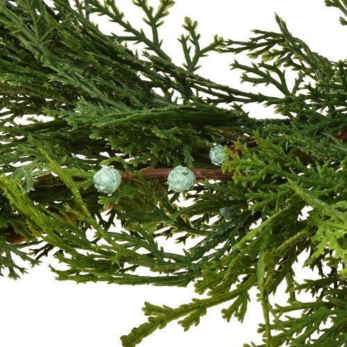 daiktų Eglės girlianda Thuja su vaisiais dekoratyvinė kabykla žalia L175cm