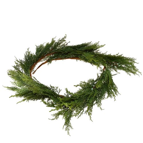 daiktų Eglės girlianda Thuja su vaisiais dekoratyvinė kabykla žalia L175cm