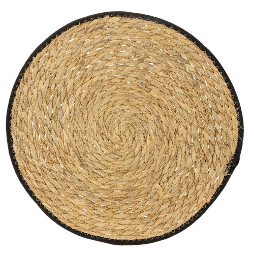 Stalo padėkliukas, apvalus, Ø35cm, 4 vnt., iš melsvų žolės
