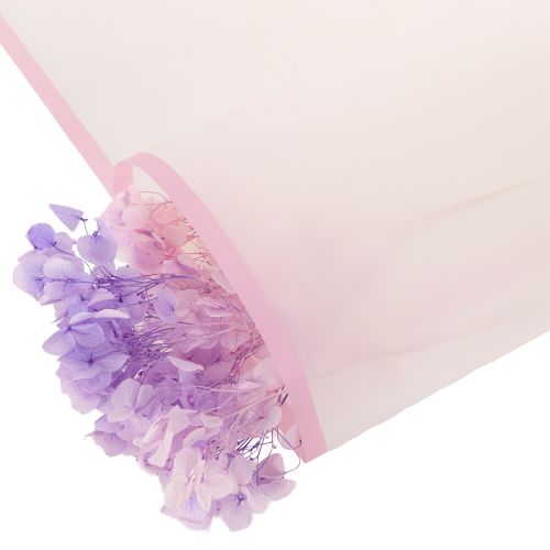 Transmatt rožinė drėgmei atspari floristinė plėvelė, 57 cm, pjaustoma pagal dydį puokštėms, 20 vnt. | Floristik24.lt