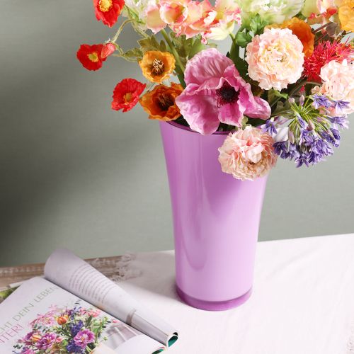 Vaza &quot;Fizzy&quot; Ø20cm H35cm Violetinė 1 vnt