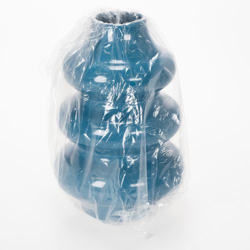 daiktų Vaza, namų aksesuaras su banguoto paviršiaus moderniai aplinkai, 23 cm