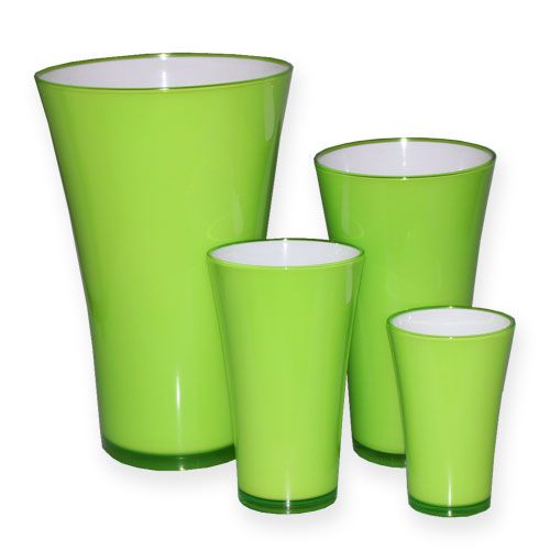Plastikinė vaza “Fizzy” obuolių žalia, 1 vnt