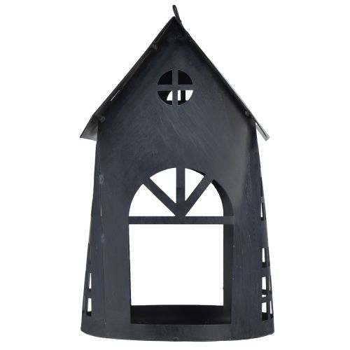 daiktų Paukščių namelis senovinis pilkas metalas 30x15 cm