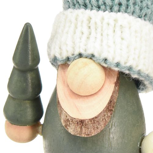 daiktų Kalėdinė nykštuko puošmena nykštuko medžio žalia mėtų H14cm 6 vnt