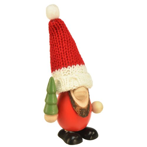 daiktų Kalėdiniai nykštukai dekoracija nykštukai medis raudona žalia H10.5/12cm 6 vnt