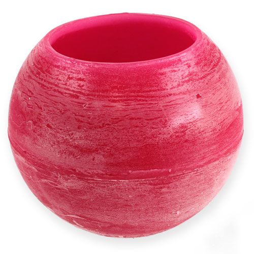 Floristik24 Žibinto vaško rutulys Ø 20cm rožinis