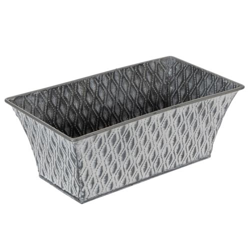 Cinko dubuo su rombo formos raštu 22 cm × 12 cm pirkti | Floristik24.lt