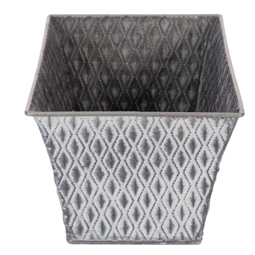 Cinko dubuo su rombo formos raštu, 26 cm x 15,5 cm | Floristik24.lt